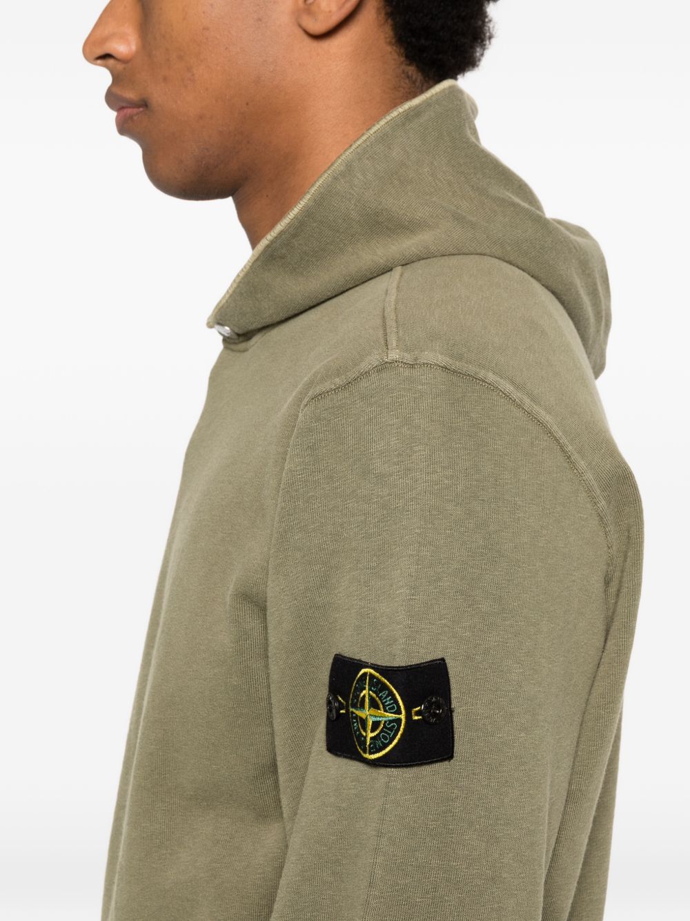 Stone Island Stone Island Logo cotton hoodie Stone Island