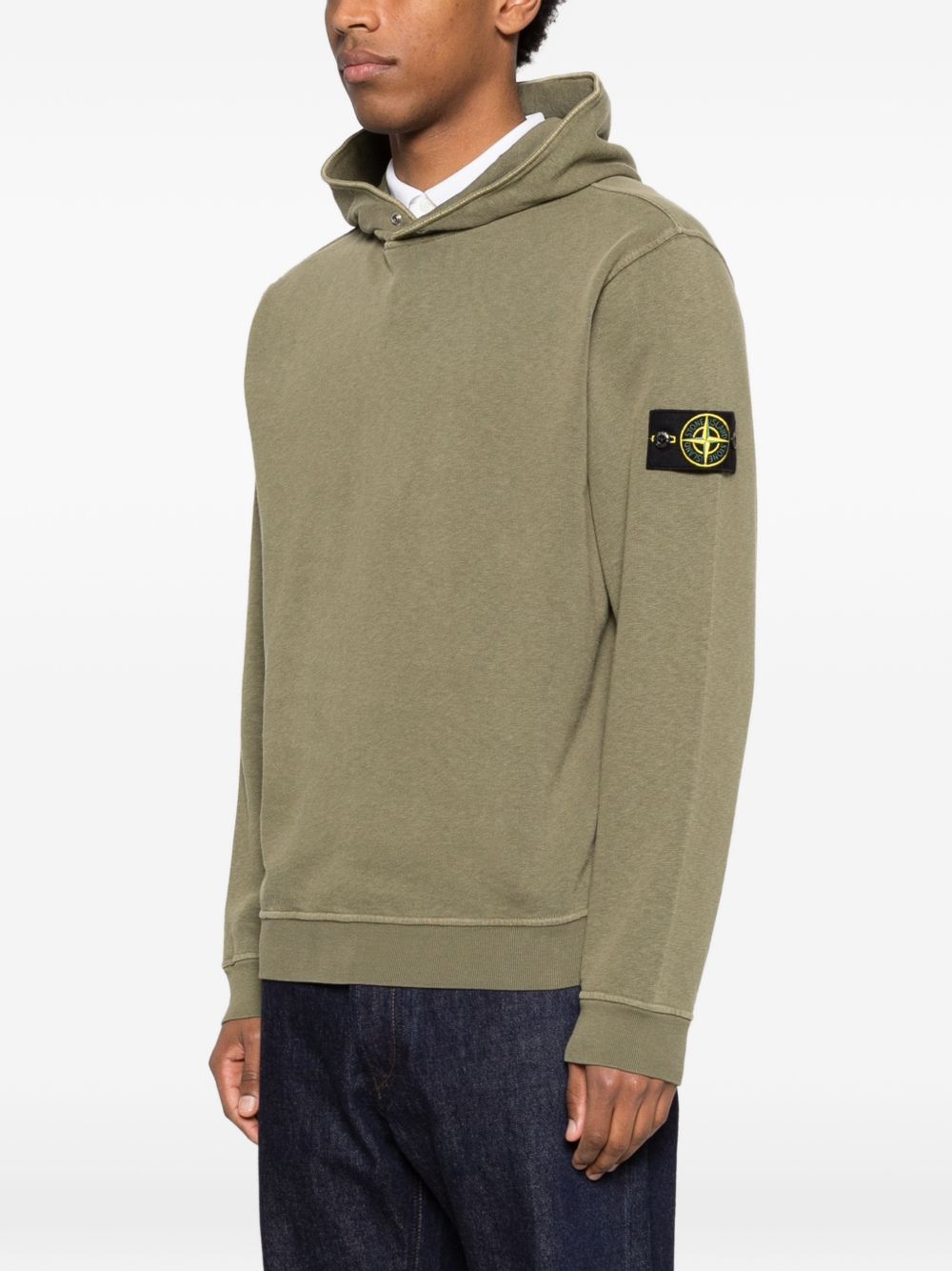 Stone Island Stone Island Logo cotton hoodie Stone Island