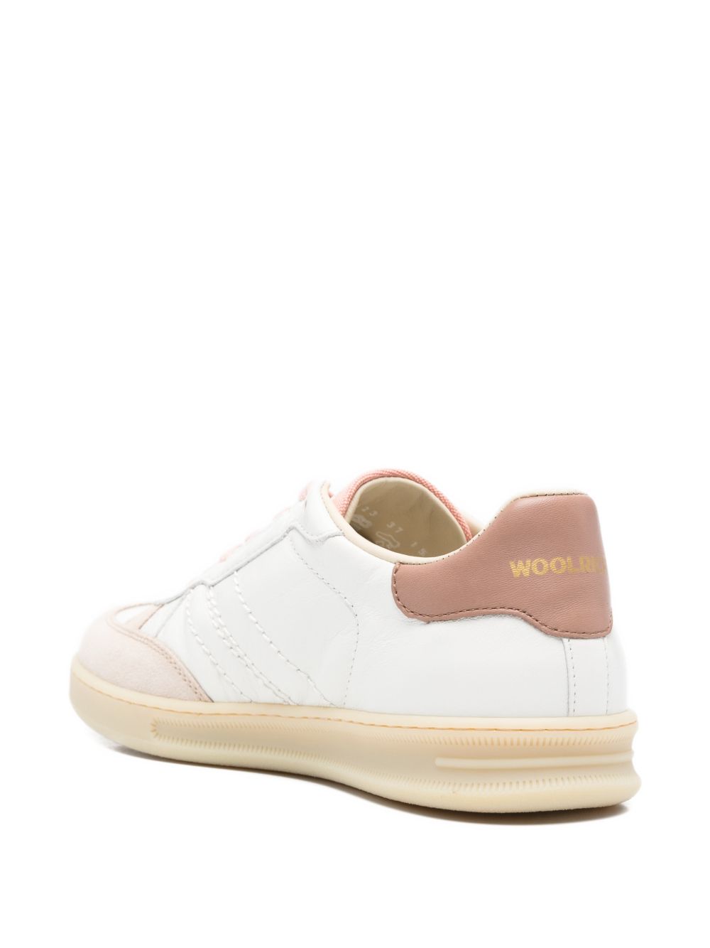 Woolrich Woolrich Double U Leather Sneakers Woolrich