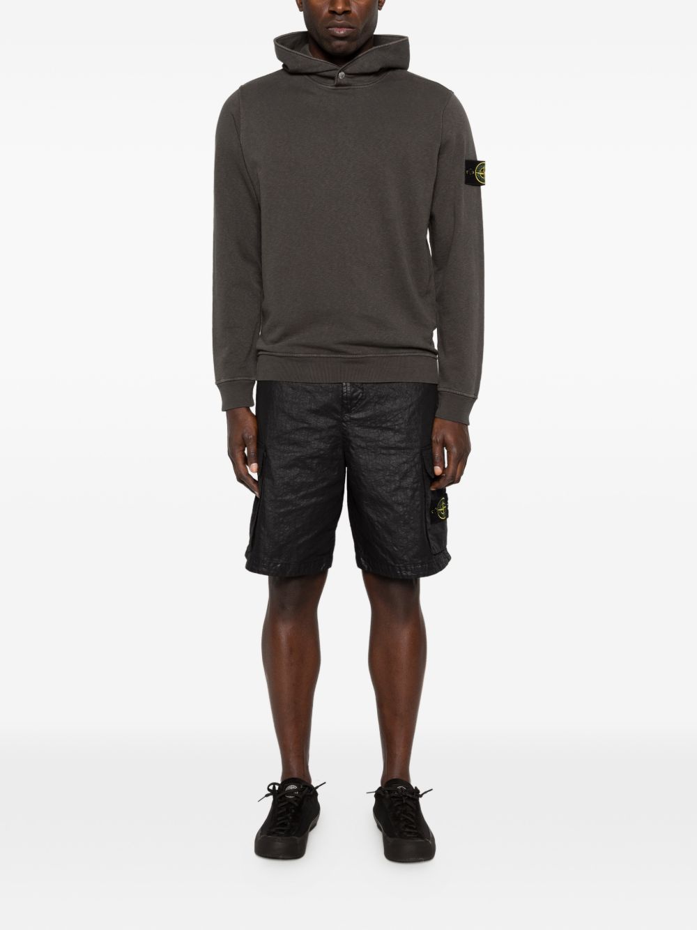 Stone Island Stone Island Logo cotton hoodie Stone Island