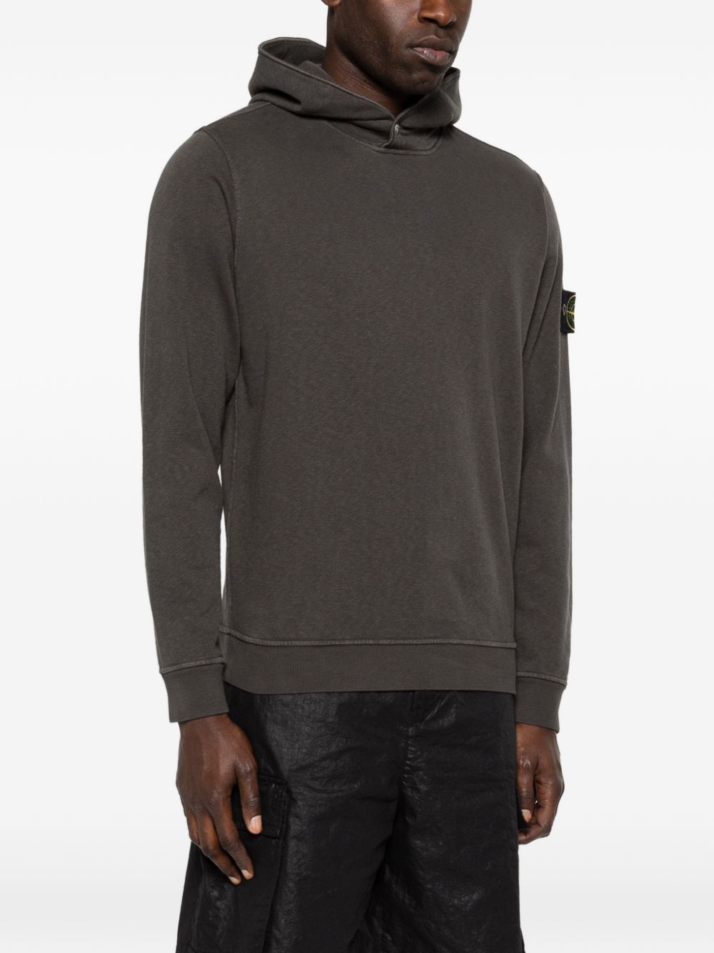 Stone Island Stone Island Logo cotton hoodie Stone Island