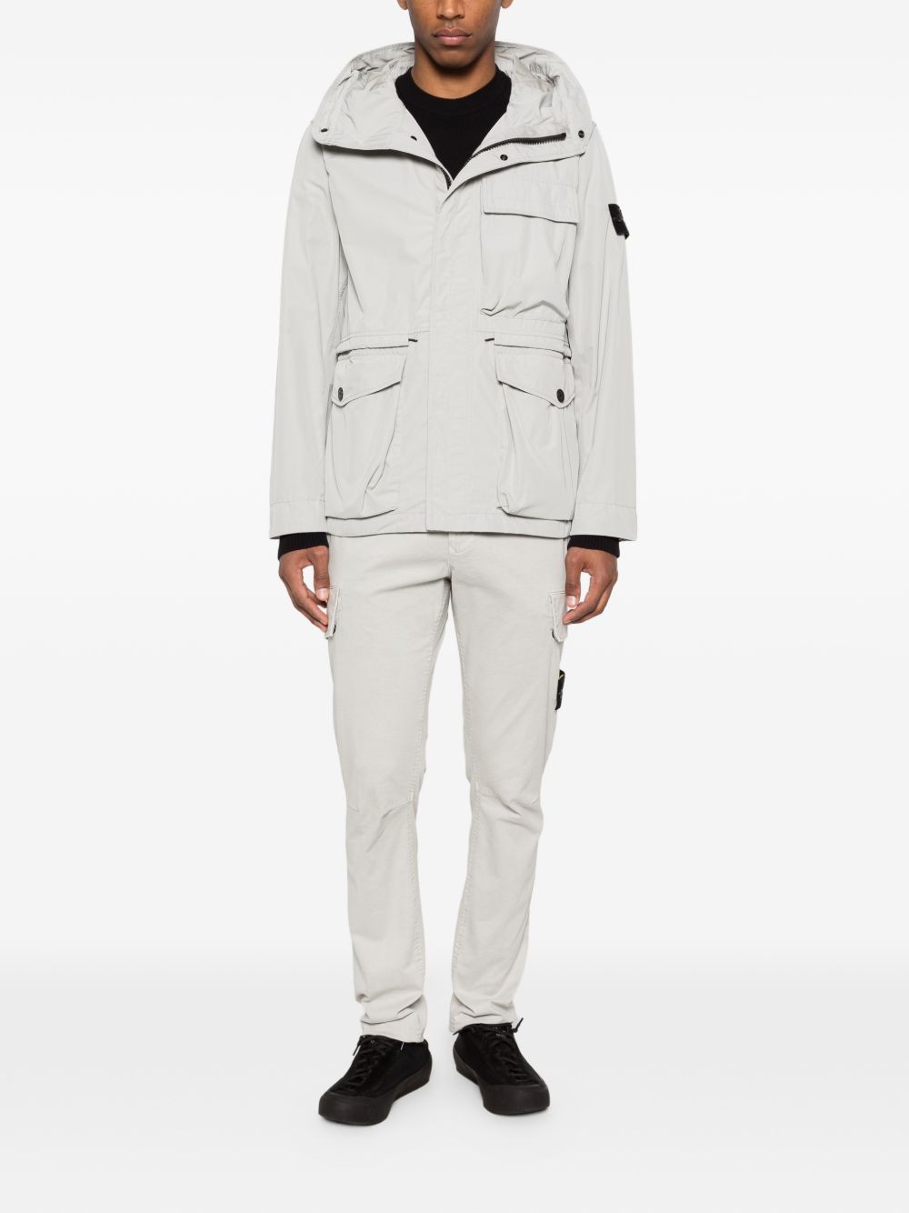 Stone Island Stone Island Logo cotton crewneck sweater Stone Island