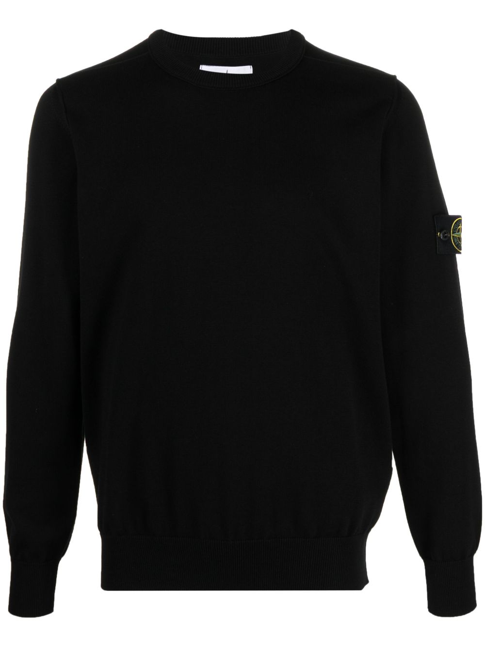 Stone Island Stone Island QR code Cotton crewneck sweater Stone Island