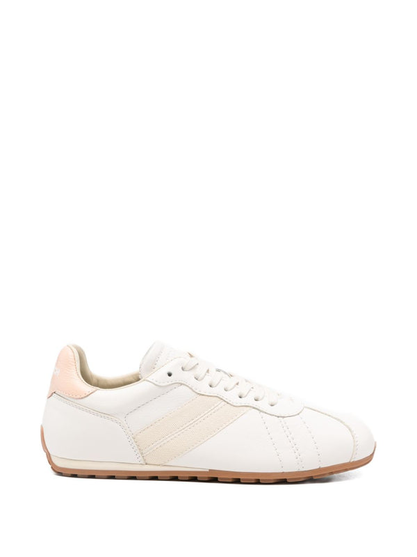 Woolrich Woolrich Flat Sneakers in Calfskin with Side Bands Woolrich