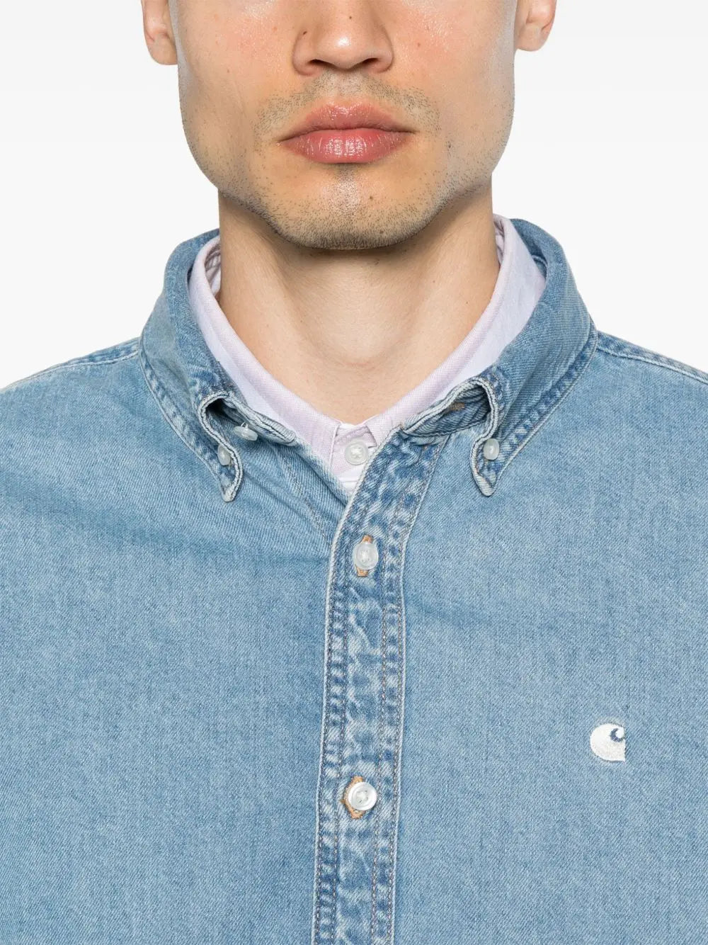 Carhartt Wip Main CARHARTT WIP MAIN Shirts Blue Carhartt Wip Main