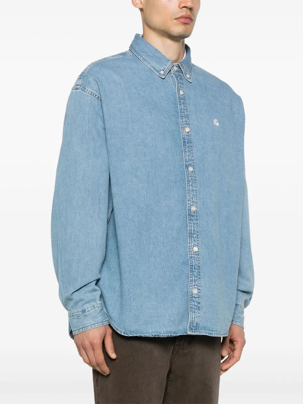 Carhartt Wip Main CARHARTT WIP MAIN Shirts Blue Carhartt Wip Main