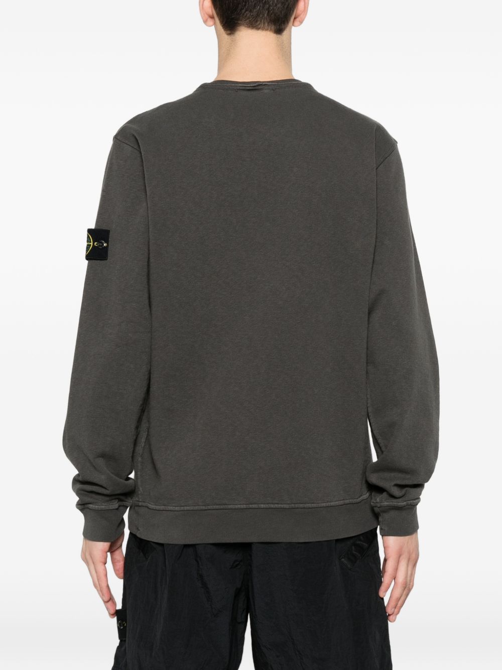 Stone Island Stone Island Logo cotton crewneck sweatshirt Stone Island