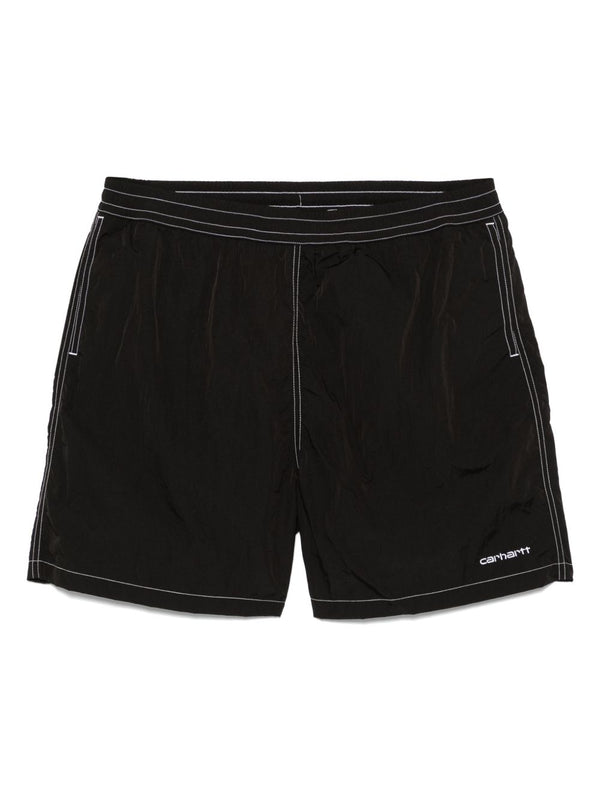 Carhartt WIP Main Sea Swim Shorts — Black Carhartt Wip Main