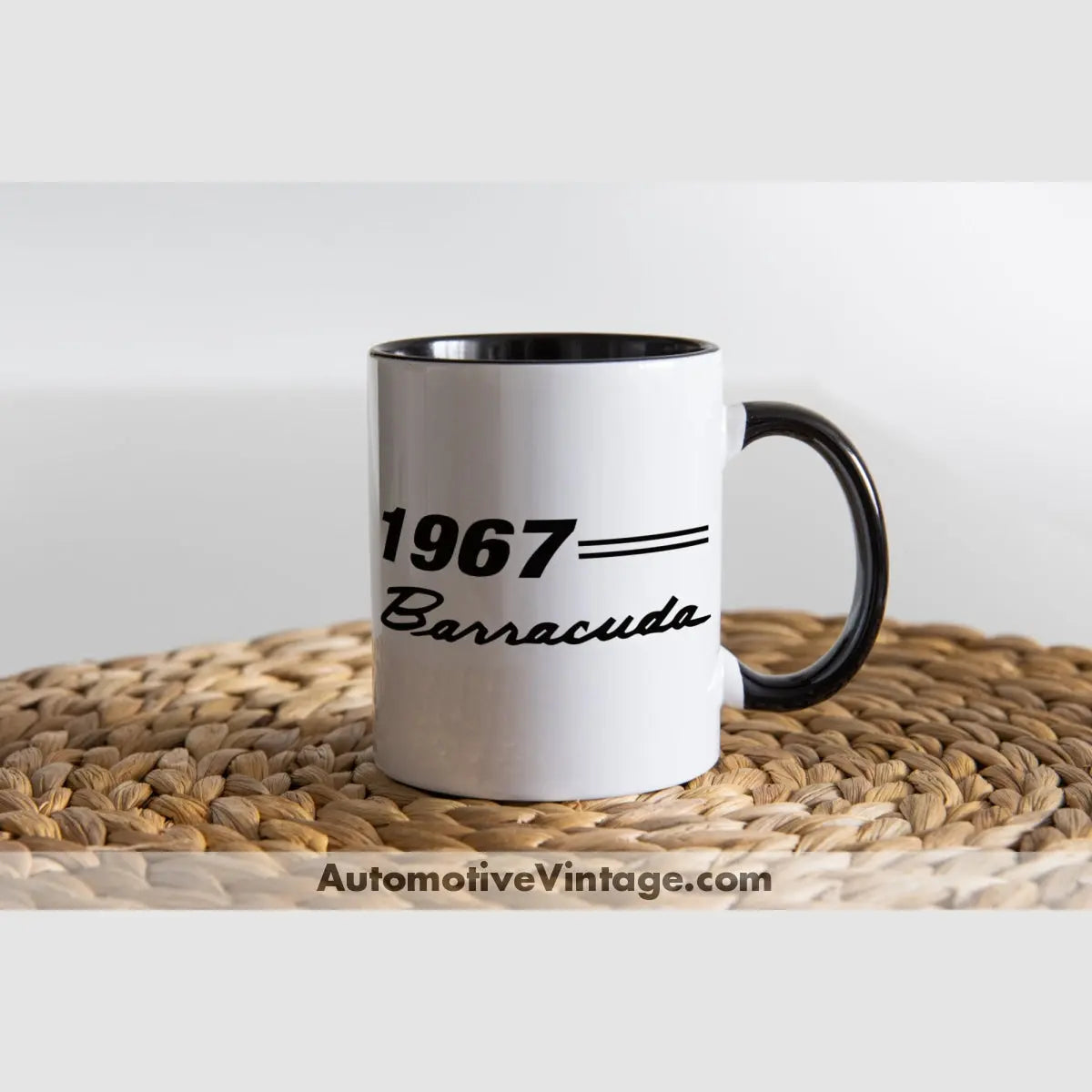 1967 Plymouth Barracuda Coffee Mug Automotive Vintage