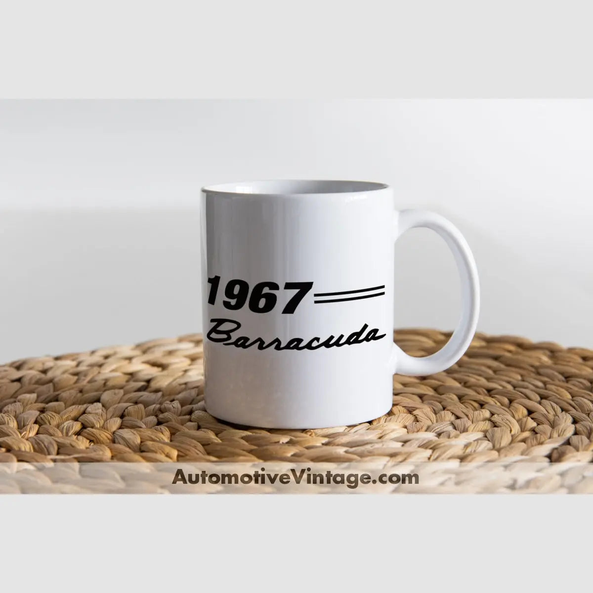 1967 Plymouth Barracuda Coffee Mug Automotive Vintage