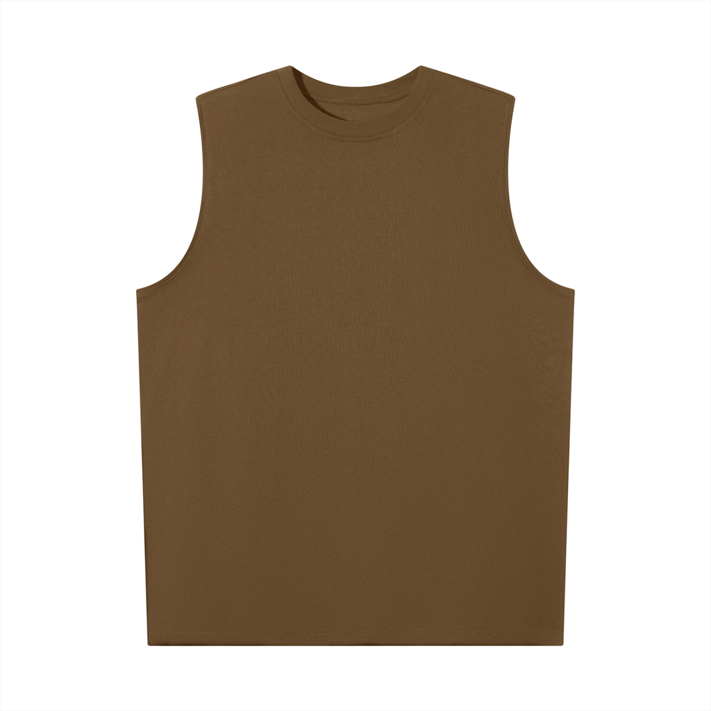 Cranberry's Basics oversized cotton tank top — clean no-logo sleeveless tee