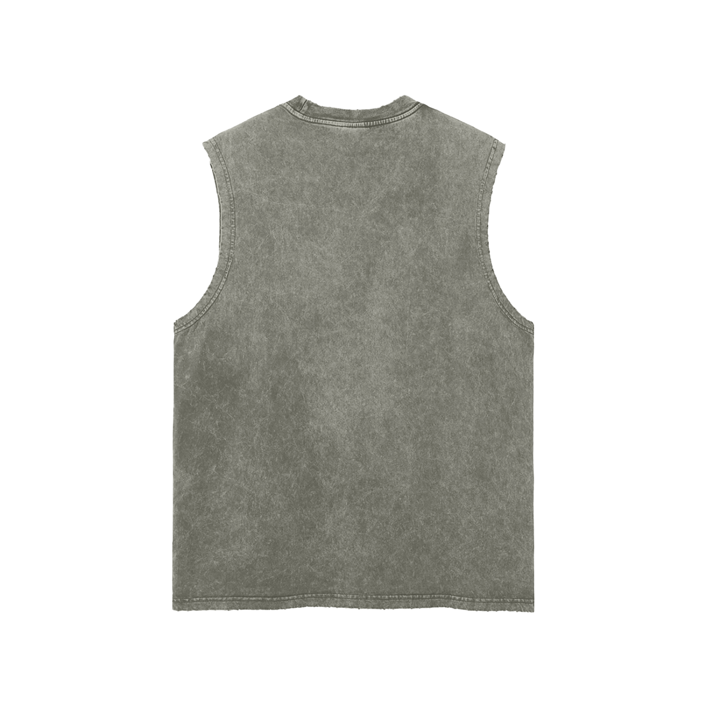 CBY Snow Wash Frayed Hem Tank Top Cranberry's