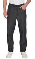 Men's Lightweight Pull-On Denim Pants – Easy Fit Elastic Waist TURTLE BAY APPAREL