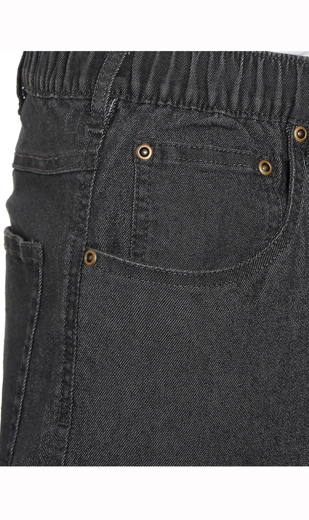 Men's Lightweight Pull-On Denim Pants – Easy Fit Elastic Waist TURTLE BAY APPAREL