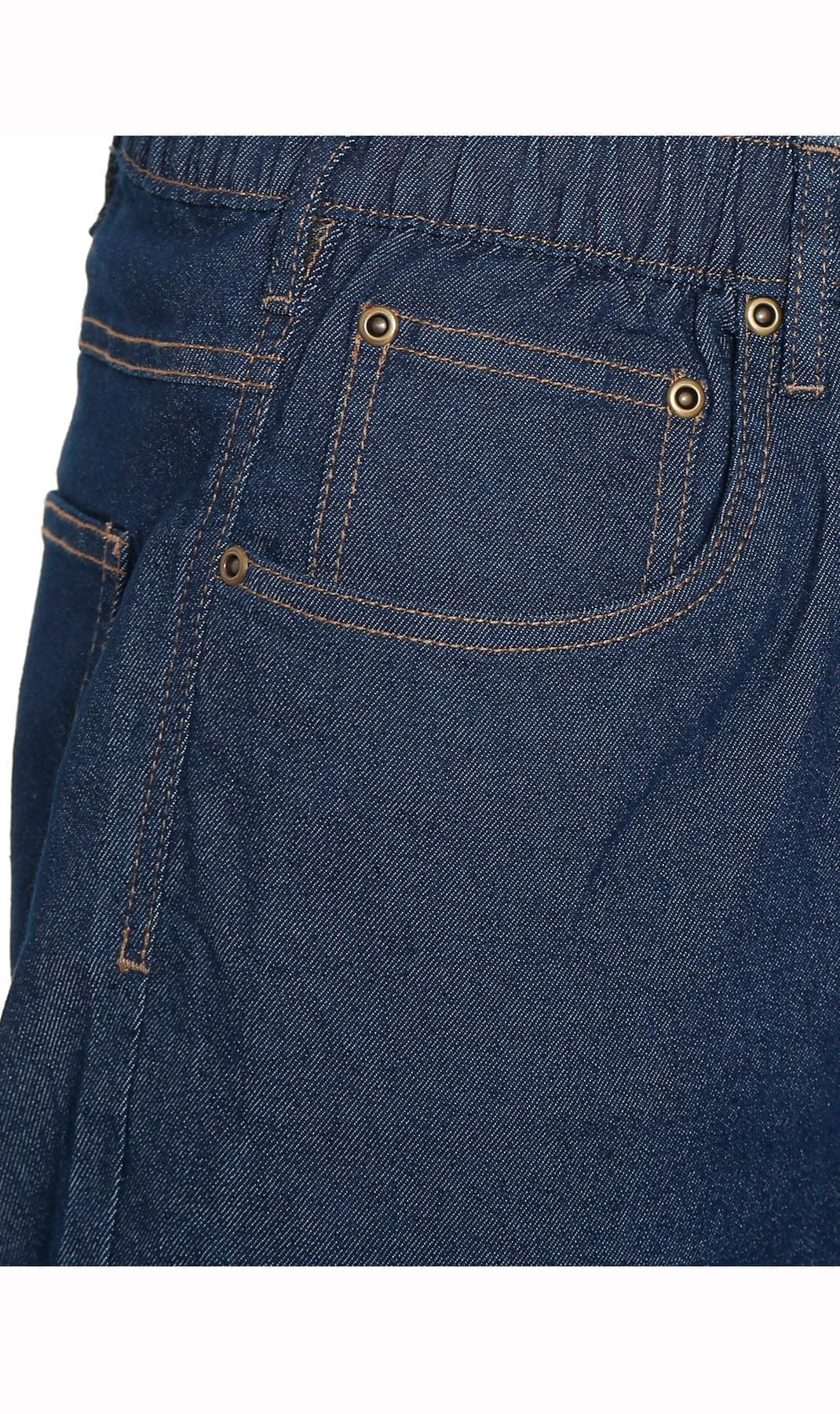 Men's Lightweight Pull-On Denim Pants – Easy Fit Elastic Waist TURTLE BAY APPAREL