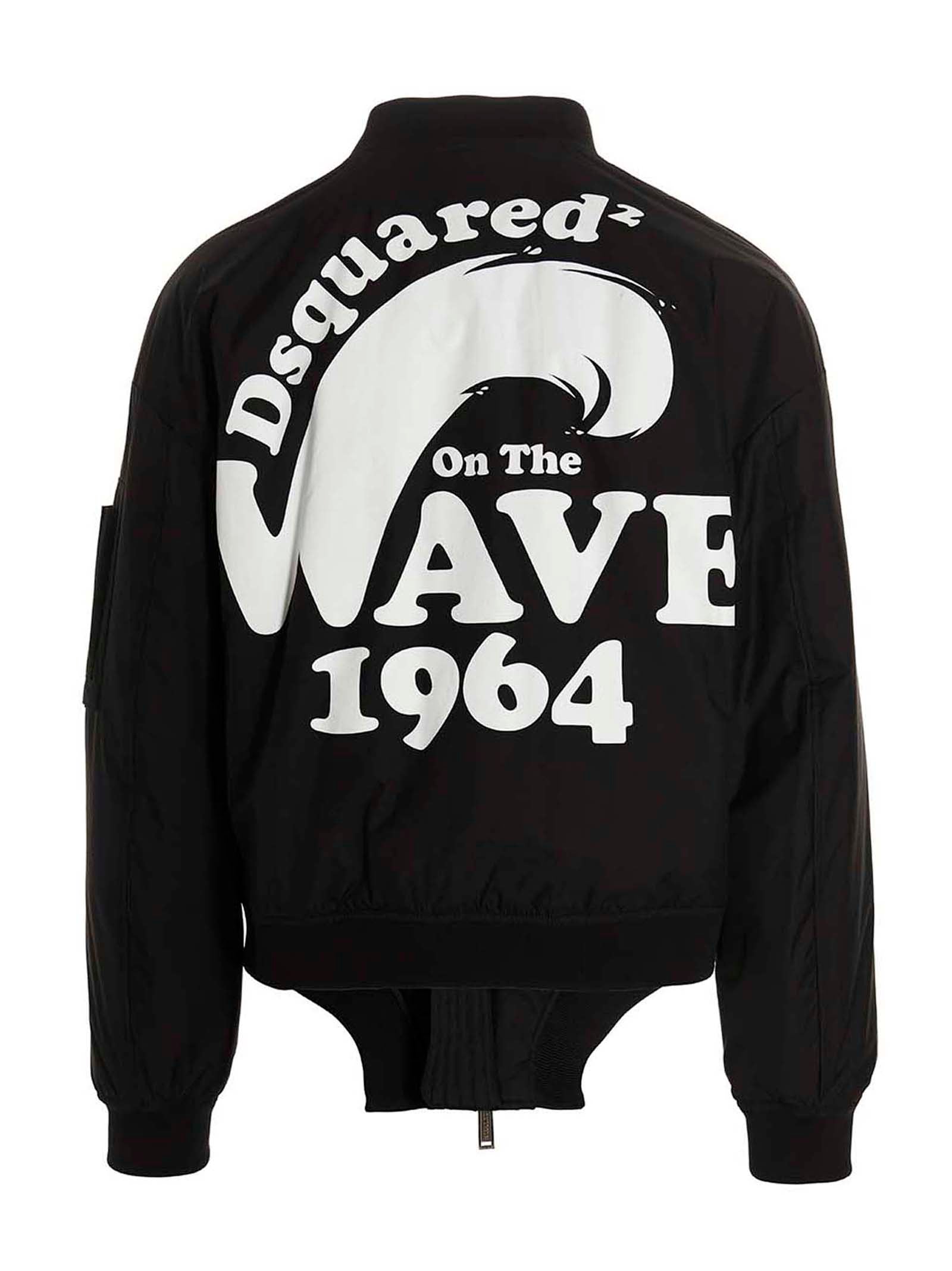 Dsquared2 D2 On The Wave Padded Bomber Jacket Dsquared2