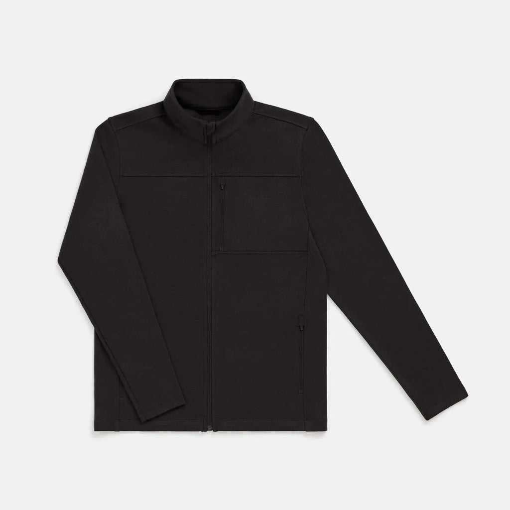 Wool& Prince Ponte Full Zip Jacket $208 MSRP Men’S Size L Black