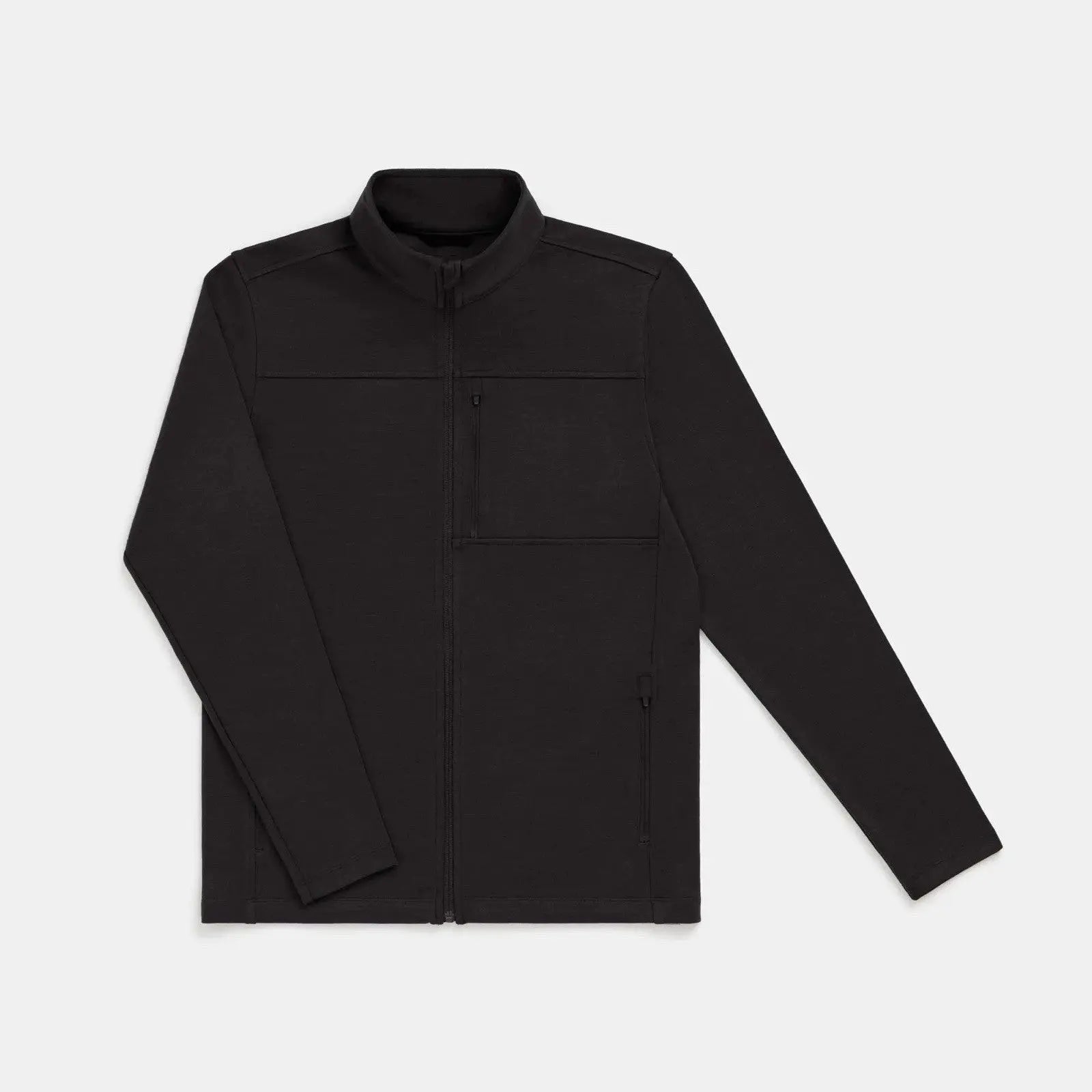 Wool& Prince Ponte Full Zip Jacket $208 MSRP Men’S Size L Black