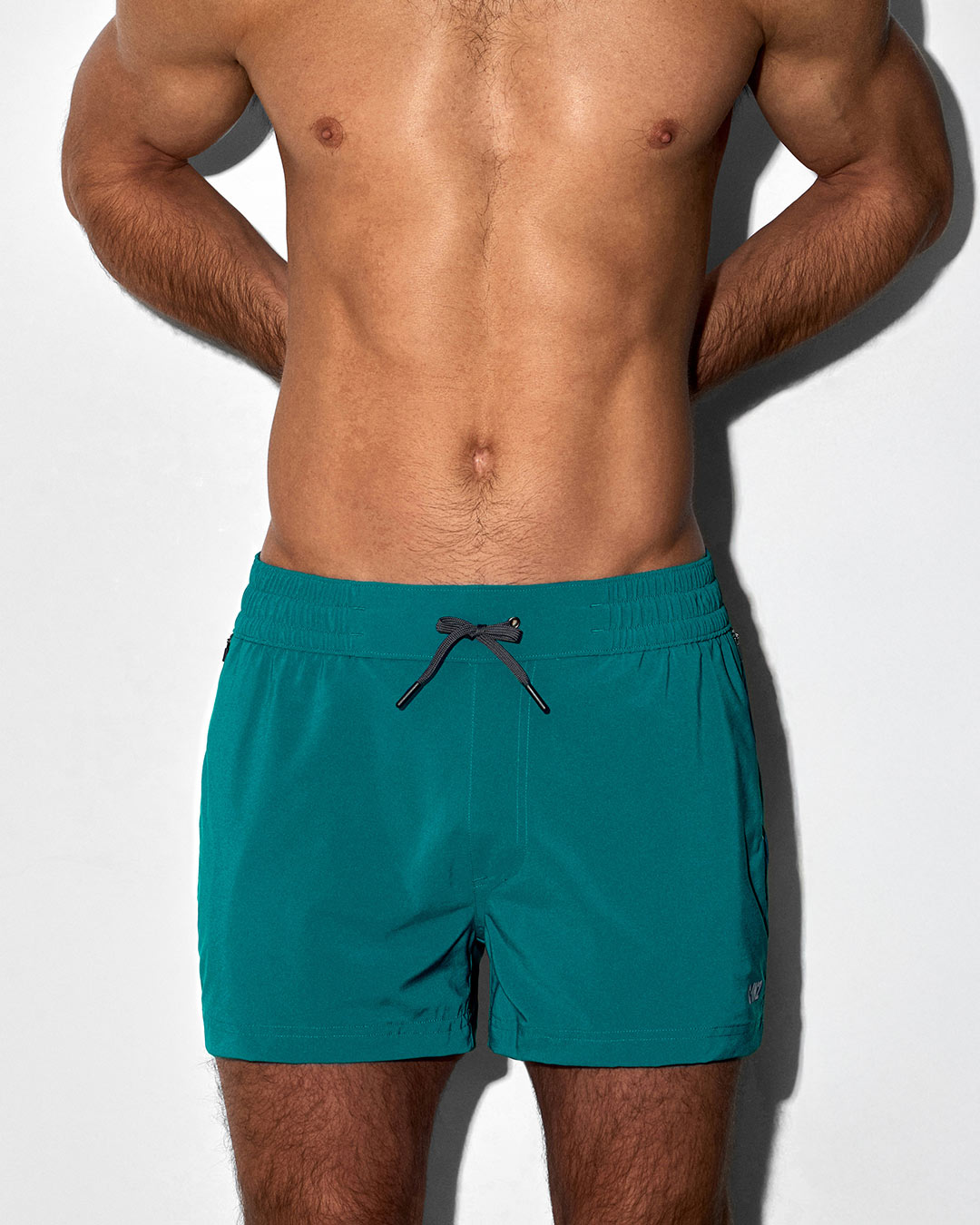 Swim Shorts Solid Teal C-IN2 New York