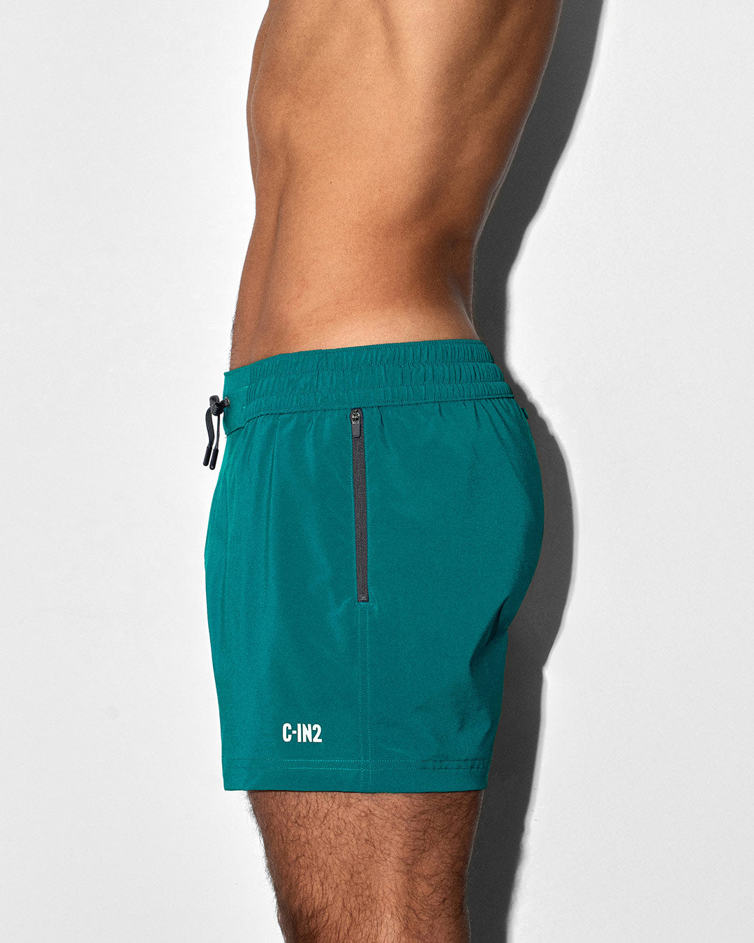Swim Shorts Solid Teal C-IN2 New York
