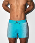 Swim Shorts Super Bright Halftone Neon Blue C-IN2 New York