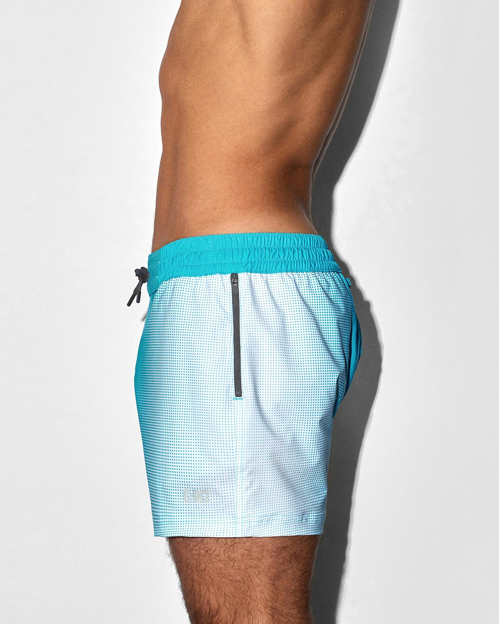 Swim Shorts Super Bright Halftone Neon Blue C-IN2 New York