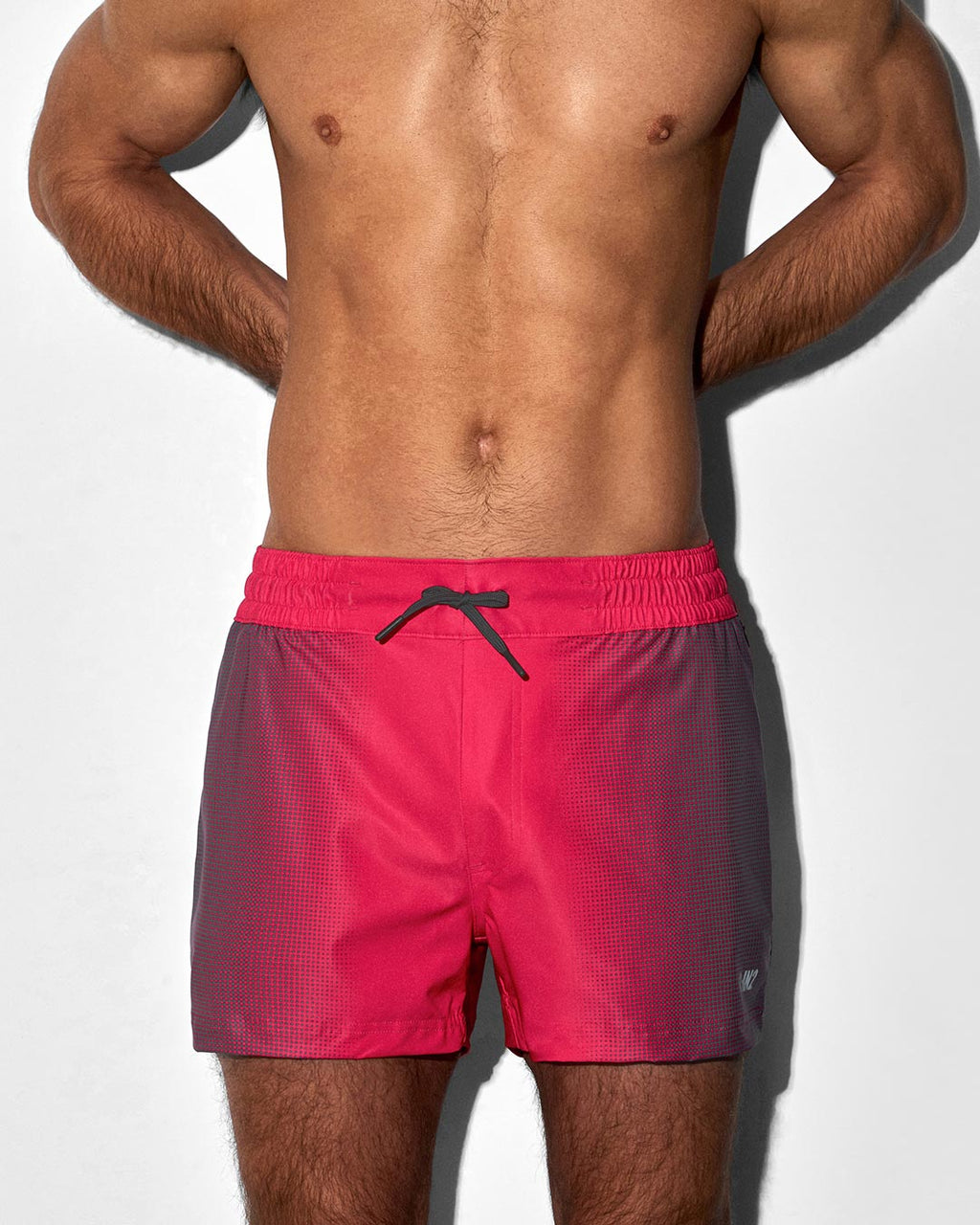Swim Shorts Super Bright Halftone Neon Red C-IN2 New York