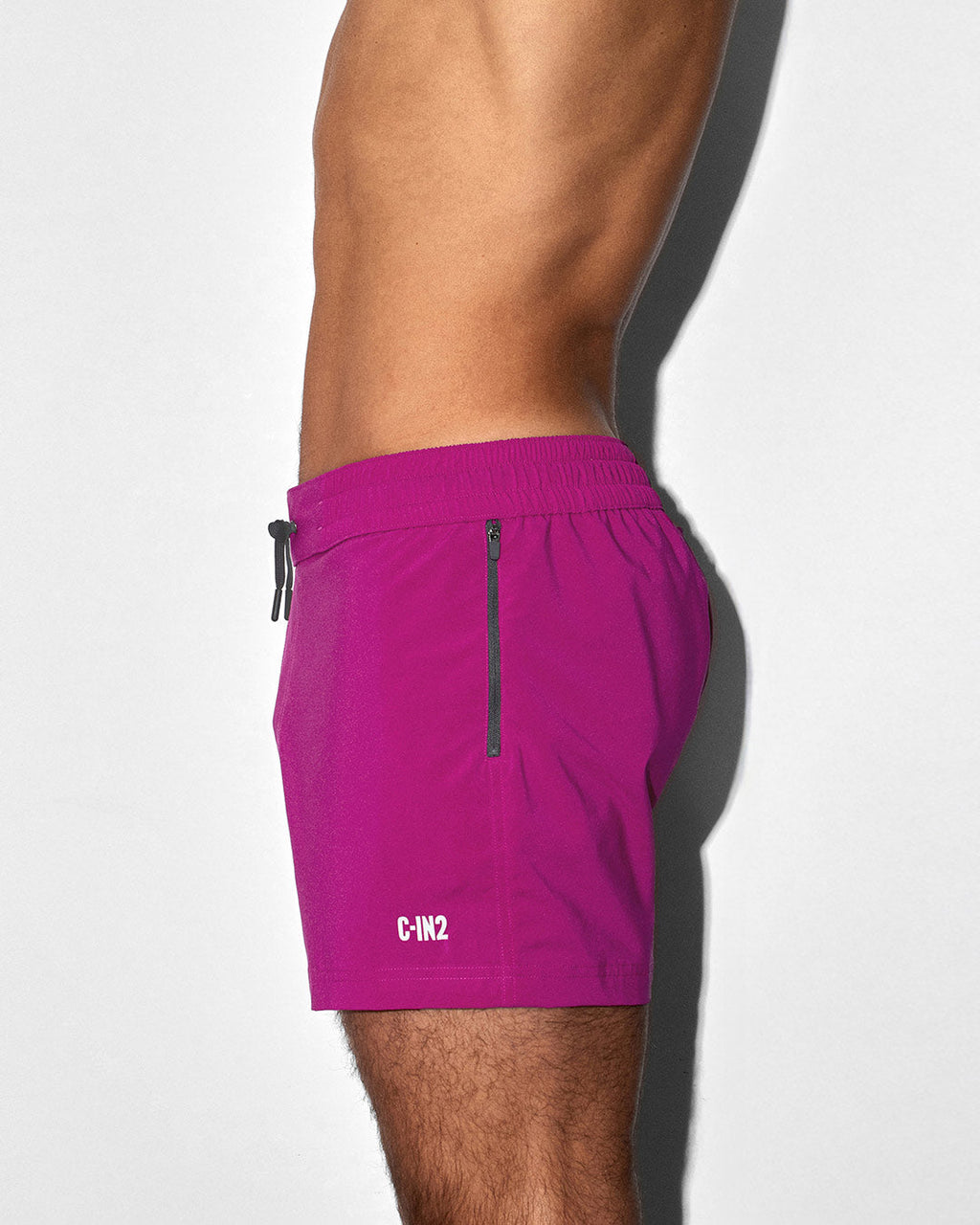 Swim Shorts Solid Raspberry Pink C-IN2 New York