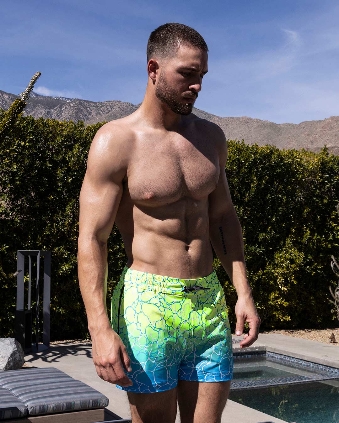 Swim Shorts Acqua Yellow C-IN2 New York