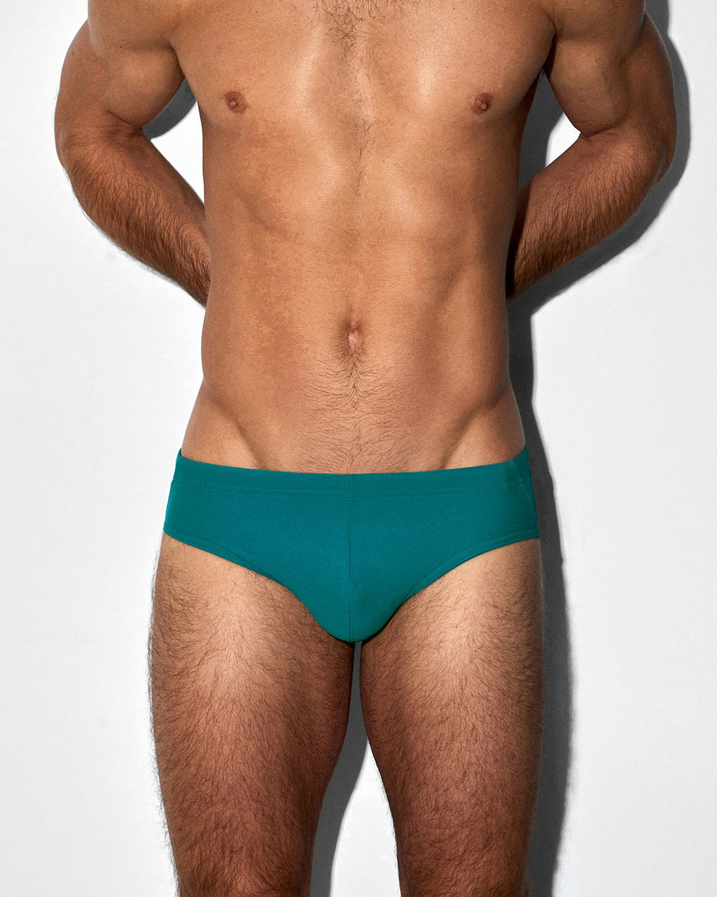 Swim Brief Solid Teal C-IN2 New York