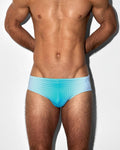 Swim Brief Super Bright Halftone Neon Blue C-IN2 New York