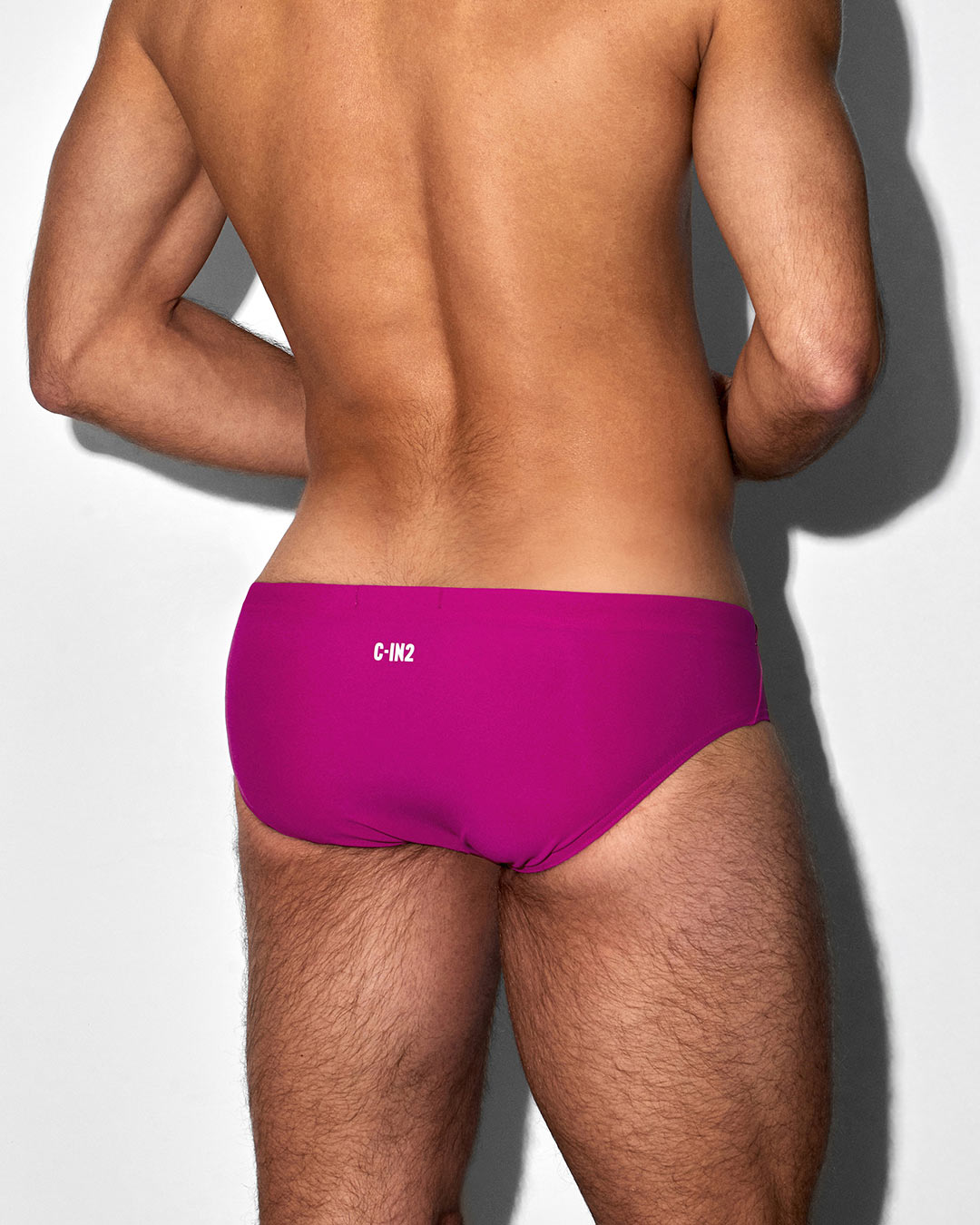 Swim Brief Solid Raspberry Pink C-IN2 New York