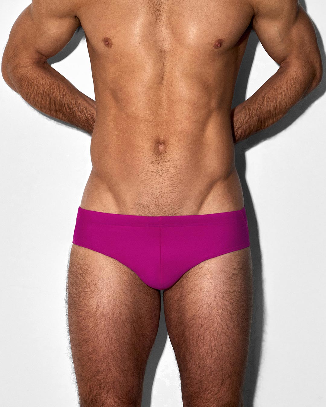 Swim Brief Solid Raspberry Pink C-IN2 New York