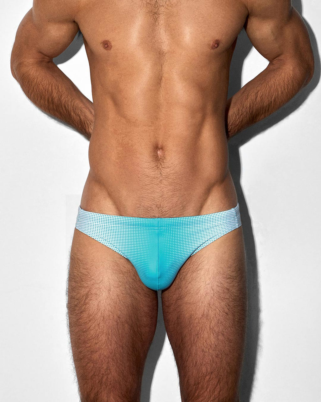Swim Tanga Super Bright Halftone Neon Blue C-IN2 New York