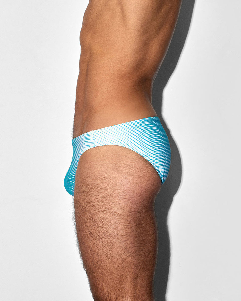 Swim Tanga Super Bright Halftone Neon Blue C-IN2 New York