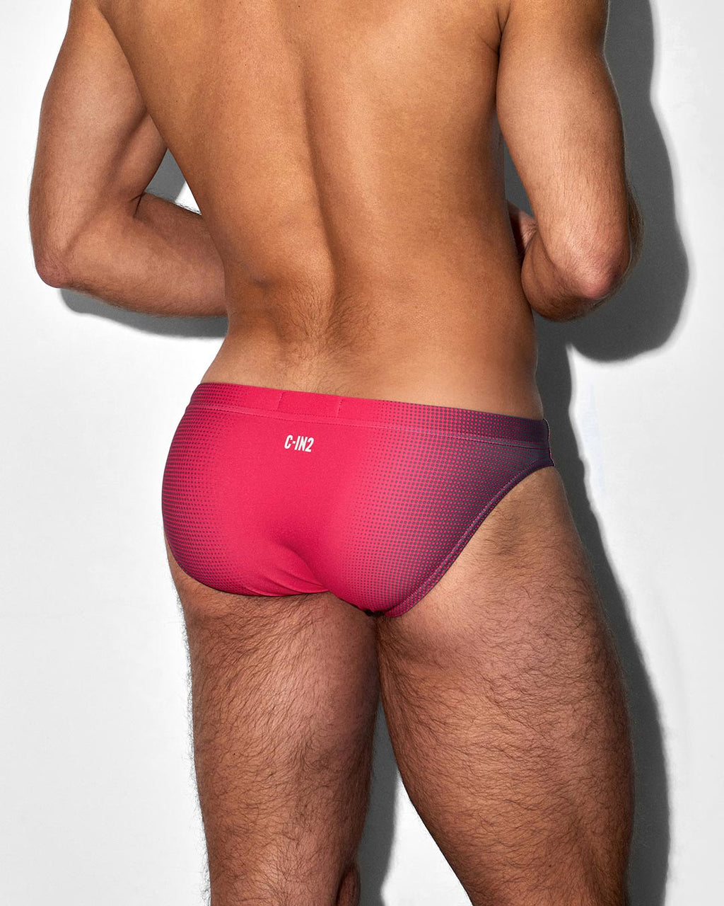 Swim Tanga Super Bright Halftone Neon Red C-IN2 New York