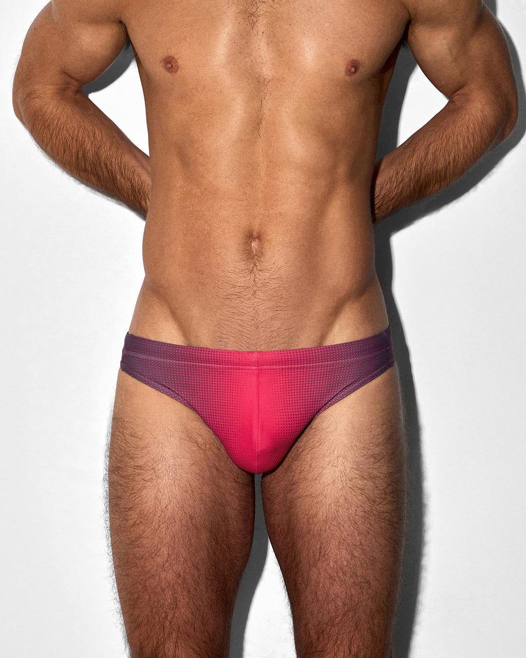 Swim Tanga Super Bright Halftone Neon Red C-IN2 New York