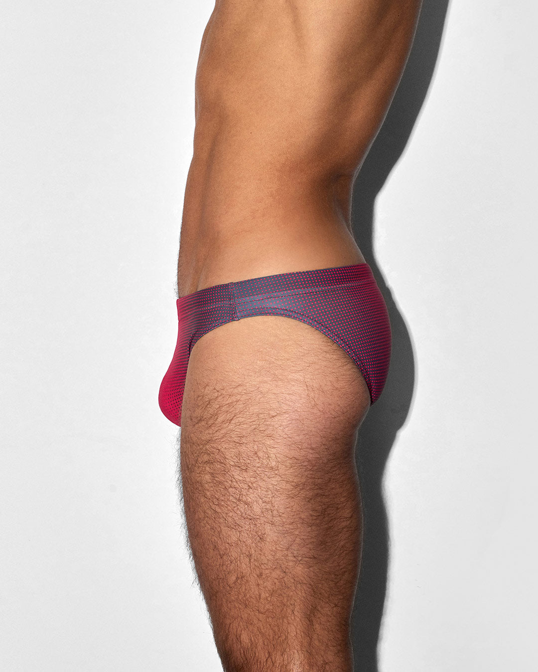 Swim Tanga Super Bright Halftone Neon Red C-IN2 New York
