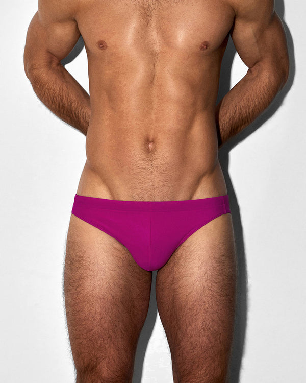 Swim Tanga Solid Raspberry Pink C-IN2 New York