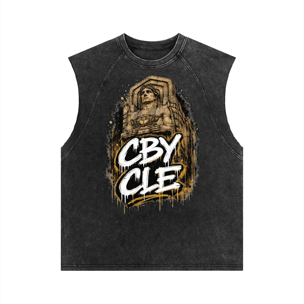 CBY CLE Guardian Snow Washed Tank Top ODMPOD
