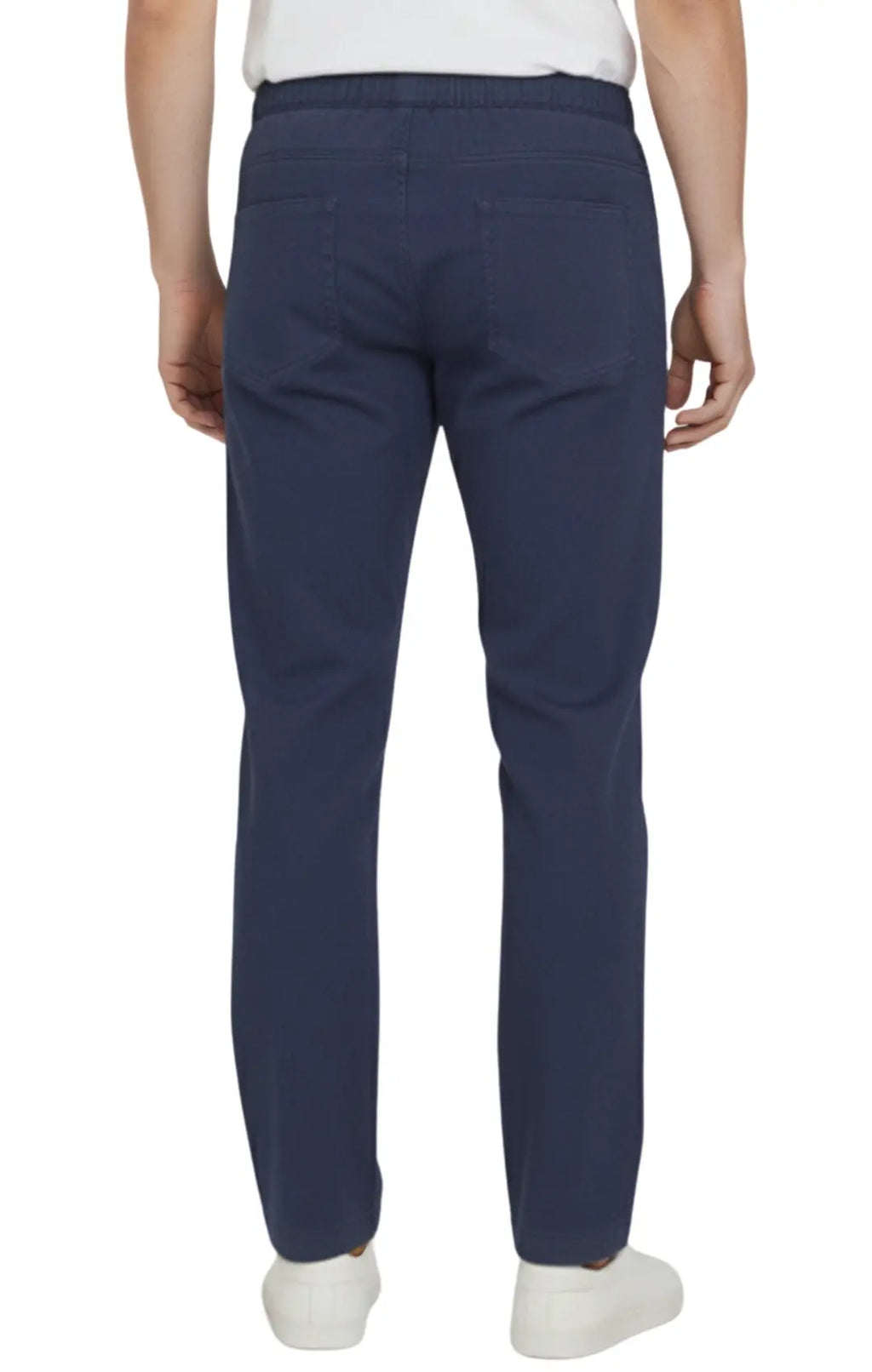 Men's Lightweight Pull-On Denim Pants – Easy Fit Elastic Waist TURTLE BAY APPAREL