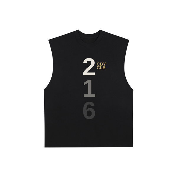CBY CLE 216 Stacked Fade Tank Top Cranberry's