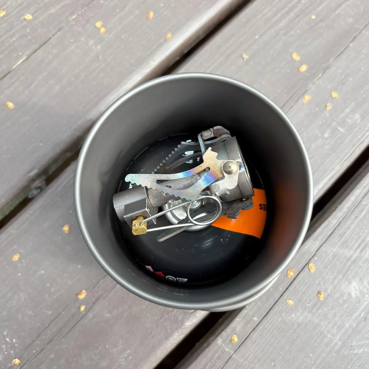 750Ml Titanium Cooking Pot Lightweight Camping Cookware Outdoor Gear