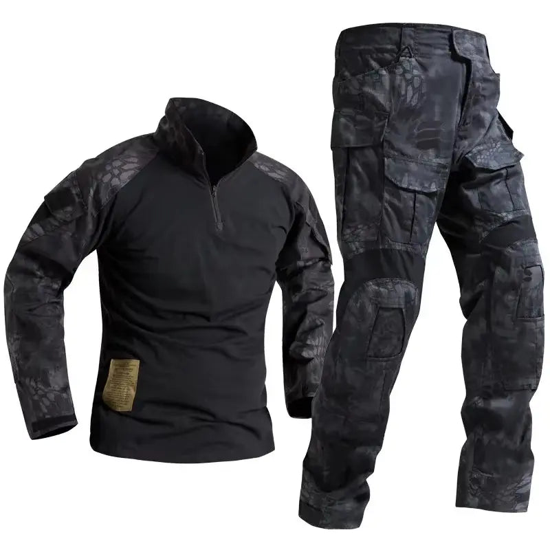 Tactical Uniforms Men Rip-Stop Camo Camouflage Clothing Sets G3 Suit Airsoft Paintball Multicam Cargo Pant Hiking Shirt