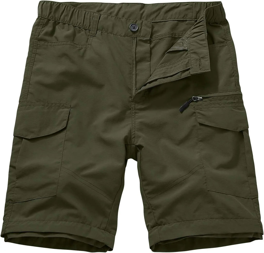 Mens Hiking Pants Quick Dry Lightweight Fishing Convertible Zip off Safari Trousers