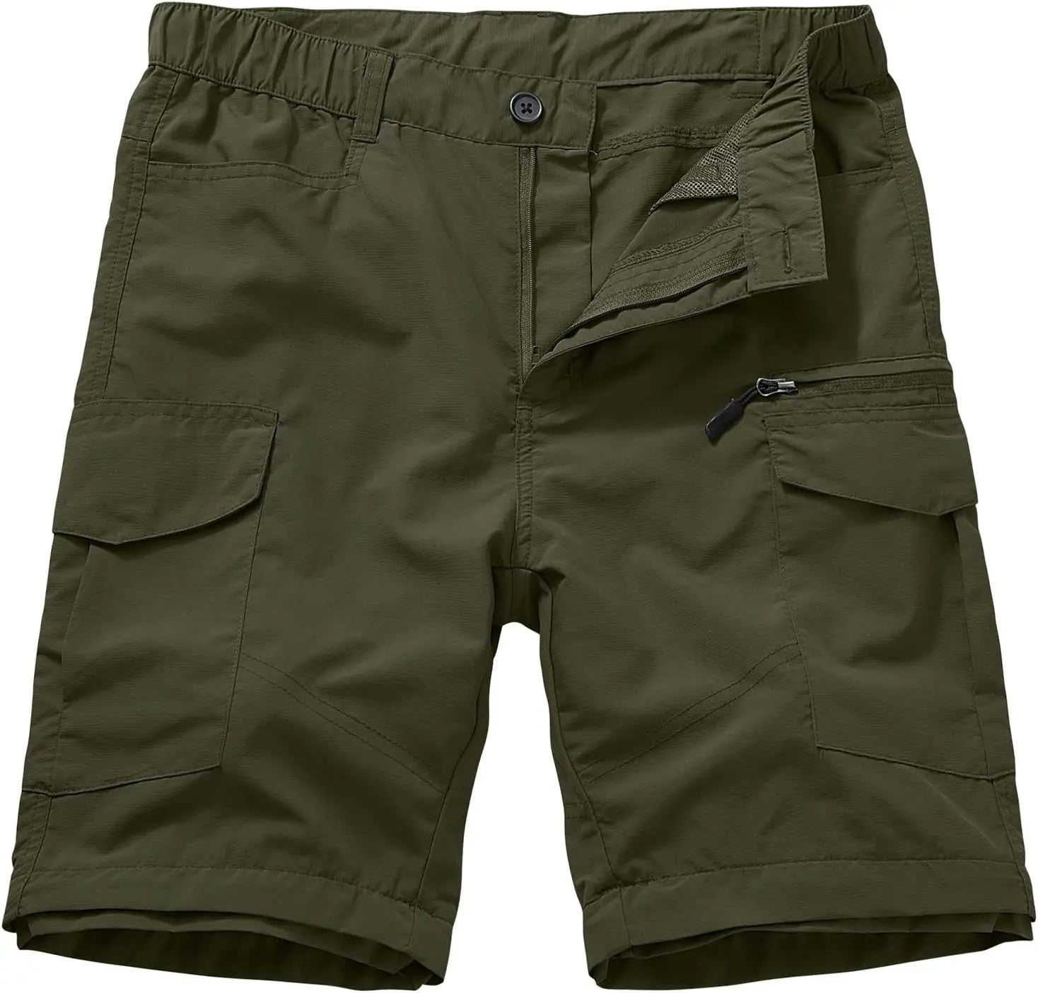 Mens Hiking Pants Quick Dry Lightweight Fishing Convertible Zip off Safari Trousers