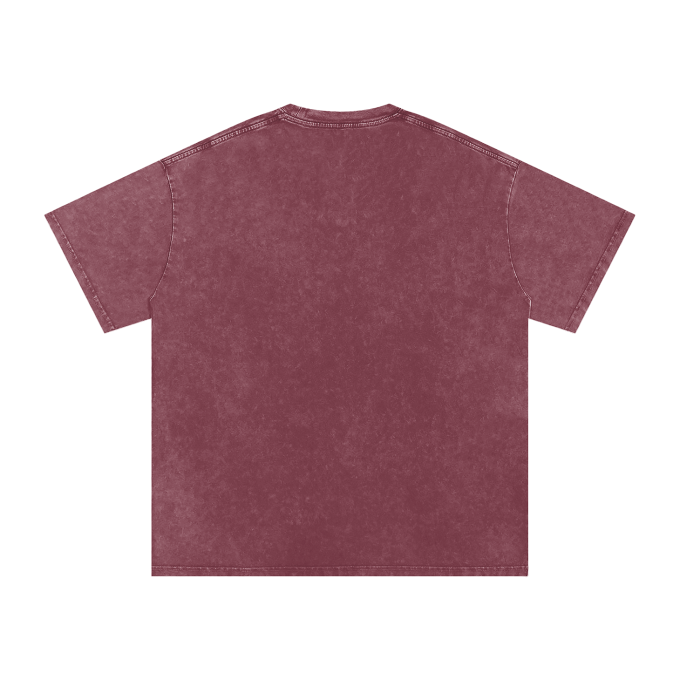 CBY CLE Steel Mark Oversized Tee — Snow Wash Cranberry's