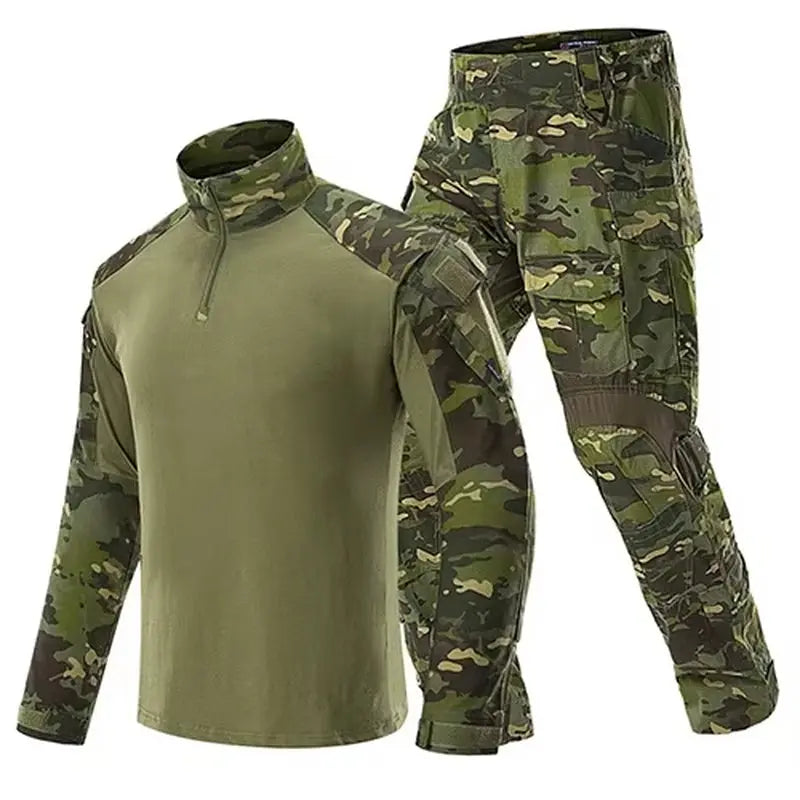 Tactical Uniforms Men Rip-Stop Camo Camouflage Clothing Sets G3 Suit Airsoft Paintball Multicam Cargo Pant Hiking Shirt