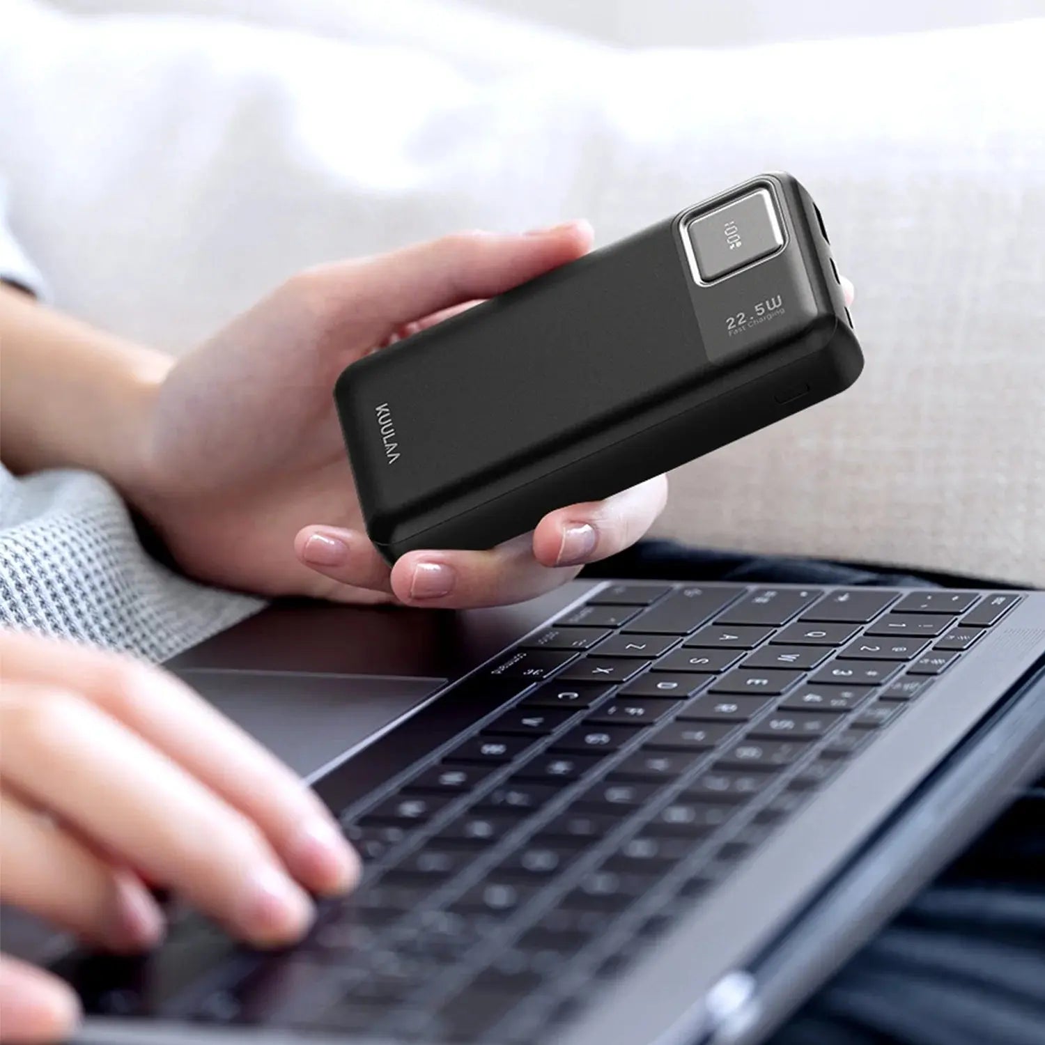 20000Mah Power Bank, 22.5W PD/QC Fast Charger with LED Display Compatible for Iphone 17/16/15/14, Ipad, Samsung S24/S23 & Android More