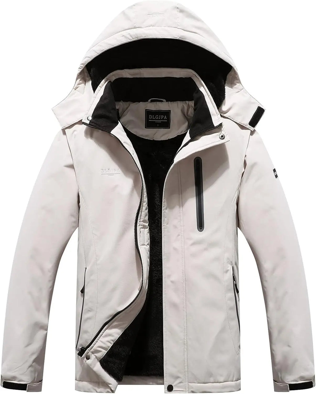 Men'S Mountain Waterproof Ski Jacket Hooded Windbreakers Windproof Raincoat Winter Warm Snow Coat